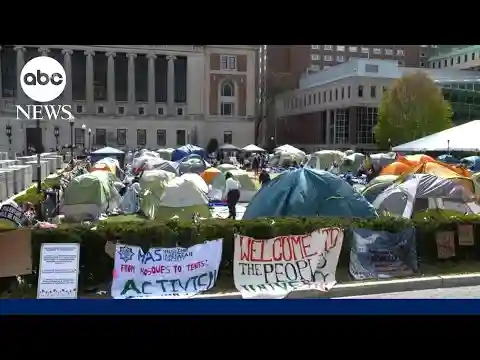 Columbia University tells protesters they must leave encampment by Monday afternoon