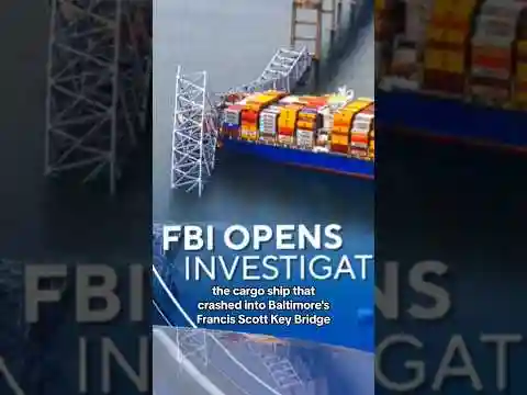 FBI investigating collapse of Baltimore's Key Bridge #shorts