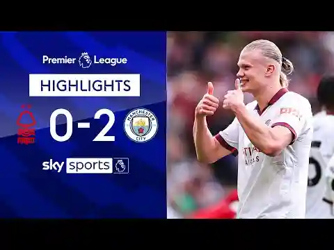 Haaland caps off City win to keep pressure on Gunners! 📈 | N.Forest 0-2 Man City | EPL Highlights
