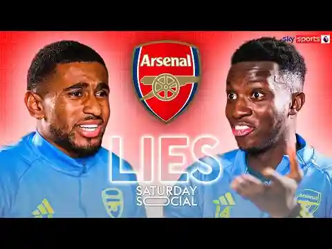 How many Arsenal players can you name in 30 seconds ⏱️ | LIES | Reiss Nelson vs Eddie Nketiah