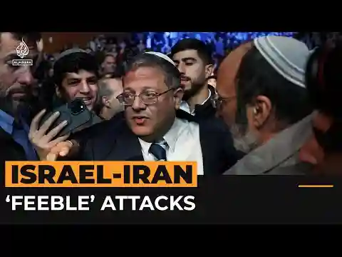 Israeli minister suggests reported attack on Iran was ’feeble’