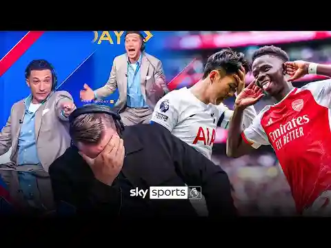Jay Bothroyd and Jamie O'Hara's HILARIOUS North London derby reaction! 🤣📺 | Soccer Sunday