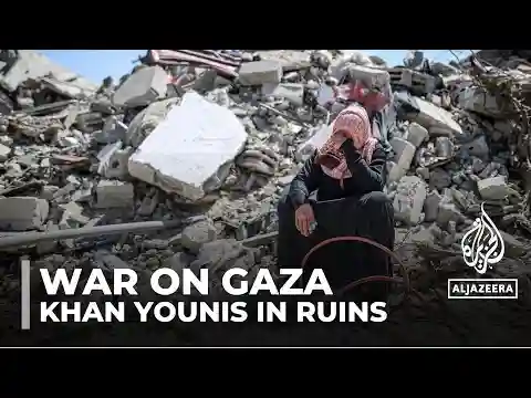 Khan Younis ‘smells like death’ as Palestinians return to devastated homes