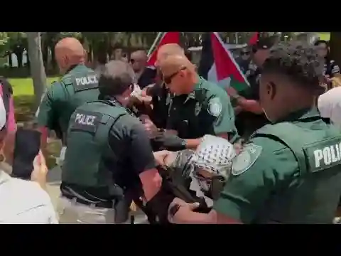 Protestors arrested at University of Florida, University of South Florida