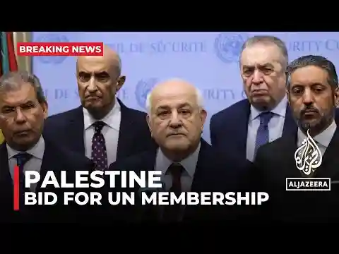 UN Security Council private meeting held to discuss Palestine's bid for UN membership