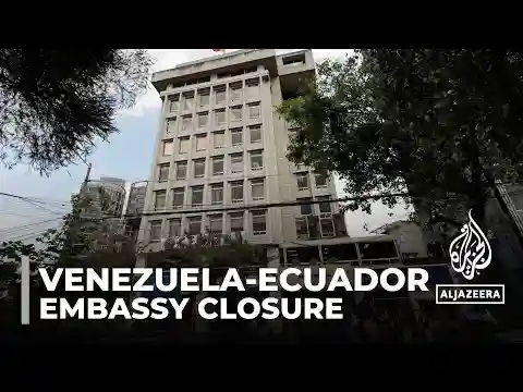 Venezuela to close embassy in Ecuador: Move follows raid on Mexico's embassy in Quito
