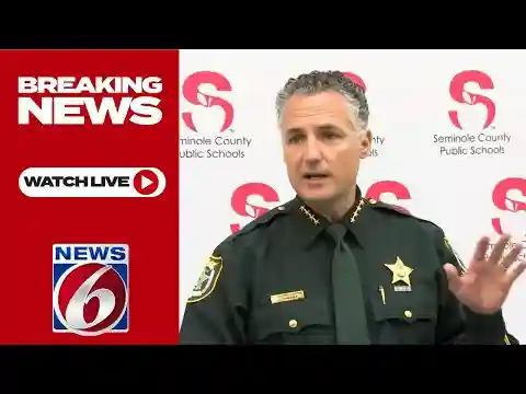 WATCH LIVE: Seminole County sheriff holds briefing in deadly carjacking case
