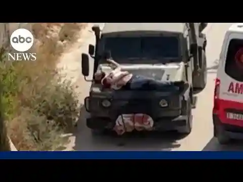 New video shows the moment 3 hostages were taken by Hamas