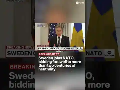 Sweden formally joins NATO