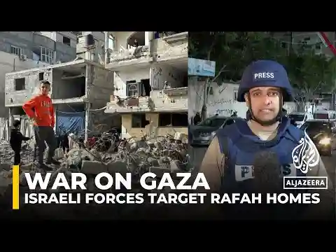 War on Gaza: Israeli attack Rafah homes, several Palestinians killed