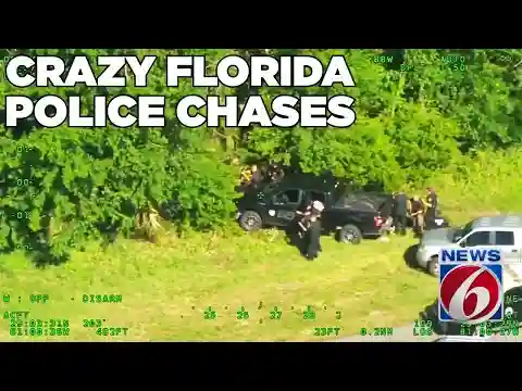 6 crazy Florida law enforcement chases caught on camera