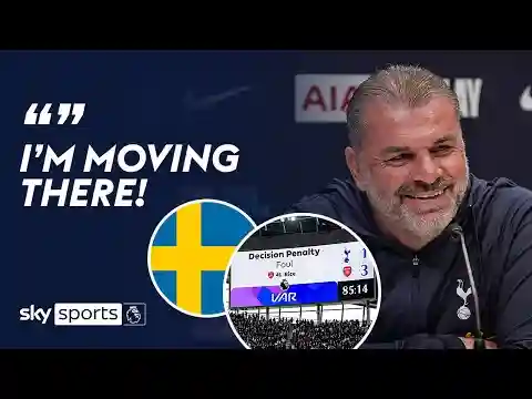 Ange jokes about moving to Sweden where they rejected VAR! 😅❌