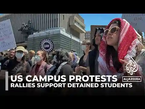 Anti-war Protests in US: Rallies held in New York to support detained students