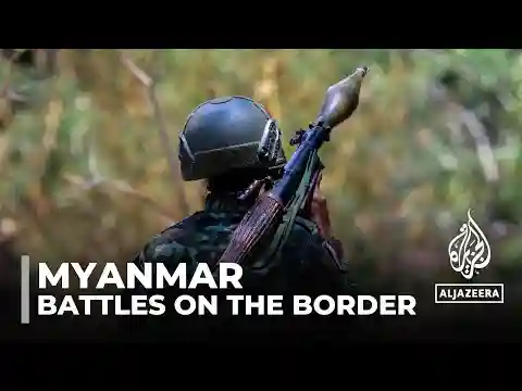 Battles on the Myanmar border: Rebels and junta fight for control of key town