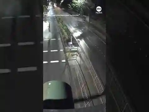 Dramatic street racing crash caught on CCTV - ABC News