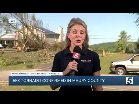 EF3 Tornado confirmed in Maury County, National Weather Service continuing to conduct surveys