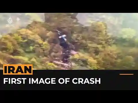 First image of crash site as Iran president confirmed dead | Al Jazeera Newsfeed