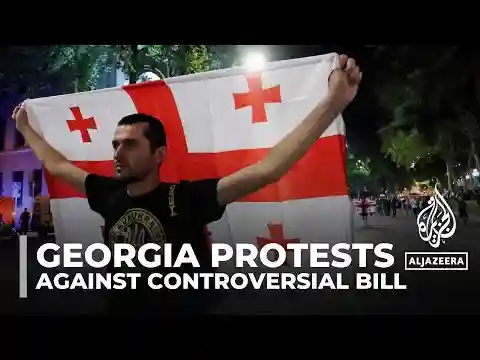 Georgia protests: Anger against foreign registration law