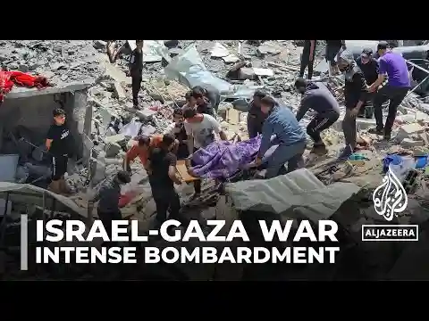 Intensified Israeli strikes continue across Gaza