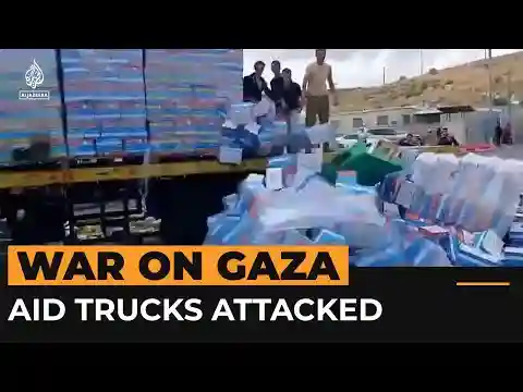 Israeli protesters attack aid trucks destined for Gaza