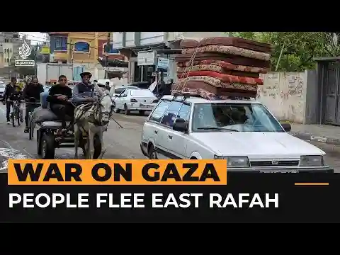 Israel orders Rafah evacuation after night of intense bombardment | Al Jazeera Newsfeed