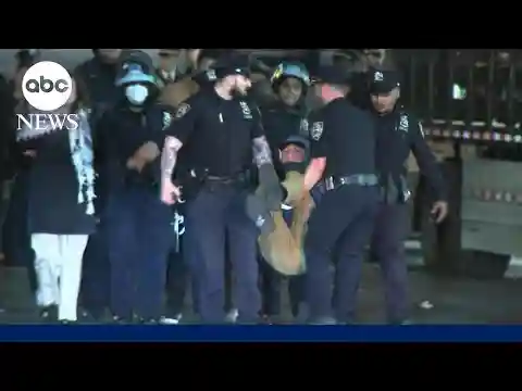 NYPD clears Columbia hall of protesters
