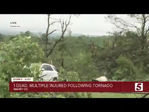 One person dead in Maury County as severe storms continue through Middle Tennessee