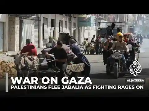 Palestinians flee as Israeli forces re-enter Jabalia in northern Gaza