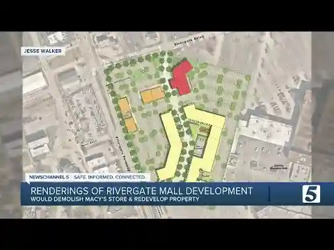 Plans for development at the vacant Macy's building at the Rivergate Mall have been released