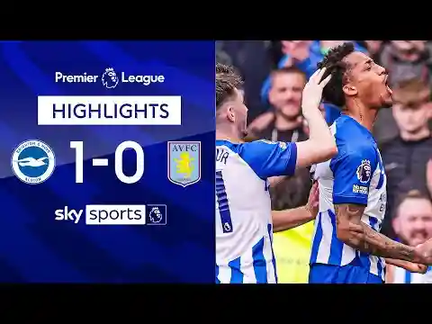 Seagulls snatch win with late Pedro penalty 💪 | Brighton 1-0 Aston Villa | Premier League Highlights