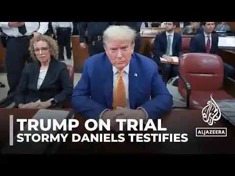 Stormy Daniels testifies during day 13 of Trump’s New York hush money trial