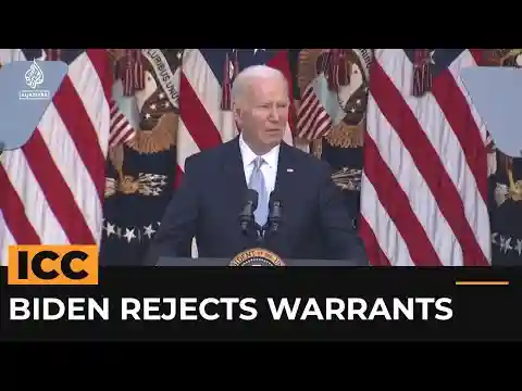 ‘What’s happening is not genocide’ says Biden after ICC seeks warrants