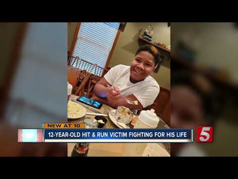 12-year-old hit and run victim is fighting for his life