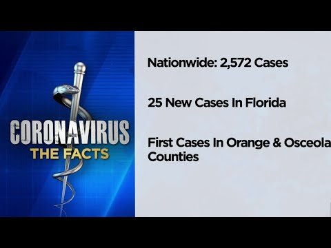 25 new cases of coronavirus in Florida