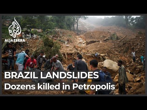 Dozens killed in landslides near Brazil’s Rio de Janeiro