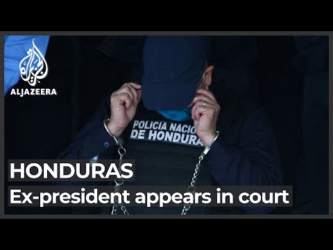 Honduran ex-president appears in court amid US extradition push