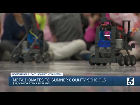 Meta donates $28,000 to Sumner County Schools to support STEM programs