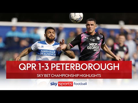 Peterborough climb off the bottom ⤴️ | QPR 1-3 Peterborough | Championship Highlights