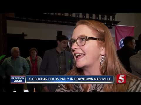 Amy Klobuchar holds rally in Nashville