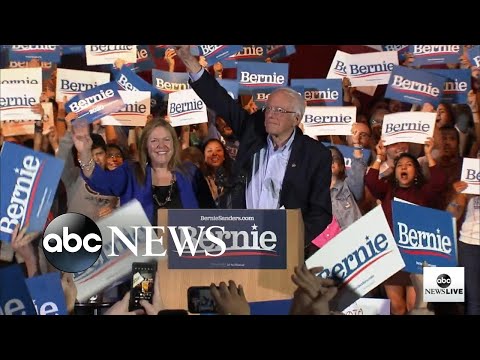 Bernie Sanders delivers speech after projected win in Nevada caucuses