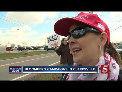 Bloomberg campaigns in Clarksville
