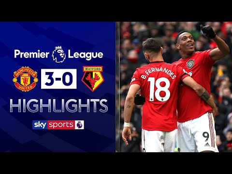Bruno Fernandes gets his first goal! | Manchester United 3-0 Watford | EPL Highlights
