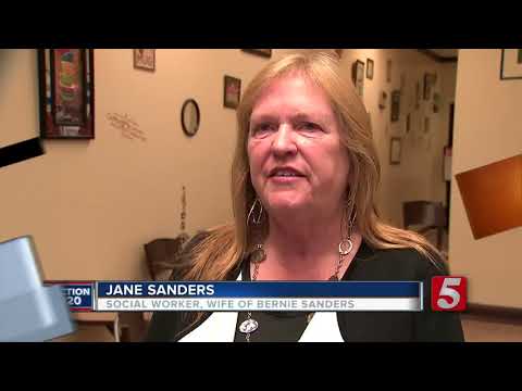 Dr. Jane Sanders campaigns for husband in Nashville