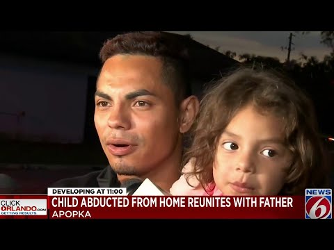 Father, 3-year-old girl reunited after Amber Alert abduction