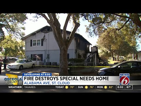 Fire destroys special needs home