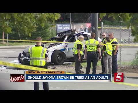 Jayona Brown, teen charged in crash that killed Metro officer, seeks forgiveness