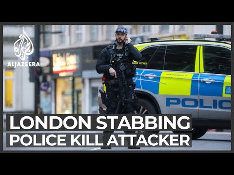 Police shoot dead man after 'terror-related' stabbing in London