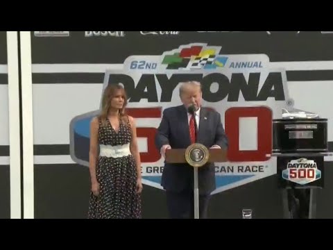 President Trump makes history at the Daytona 500