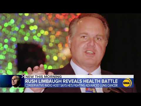 Radio icon Rush Limbaugh announces lung cancer battle