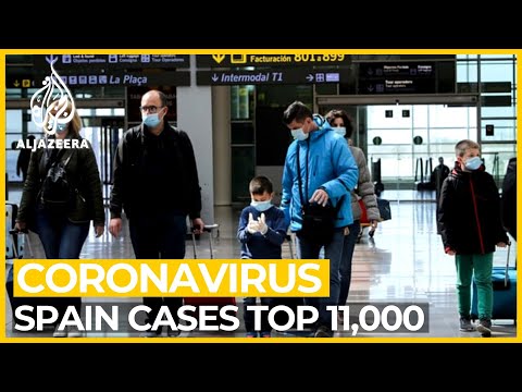 Spain coronavirus cases top 11,000